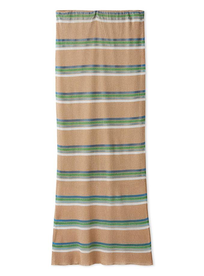 Snidel Casual Sheer Knit Maxi Pencil Skirt For Sale