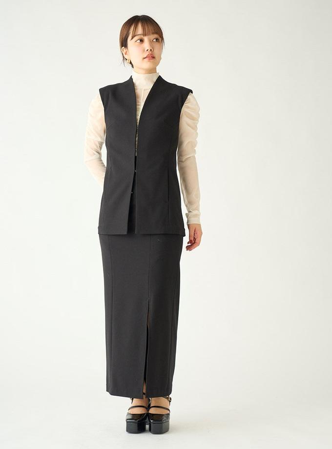 Snidel Collarless Gilet On Sale