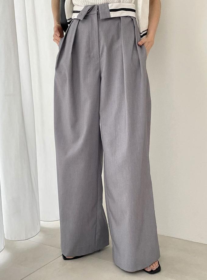 Snidel Comfortable Wide-Leg High-Waisted Pants On Sale