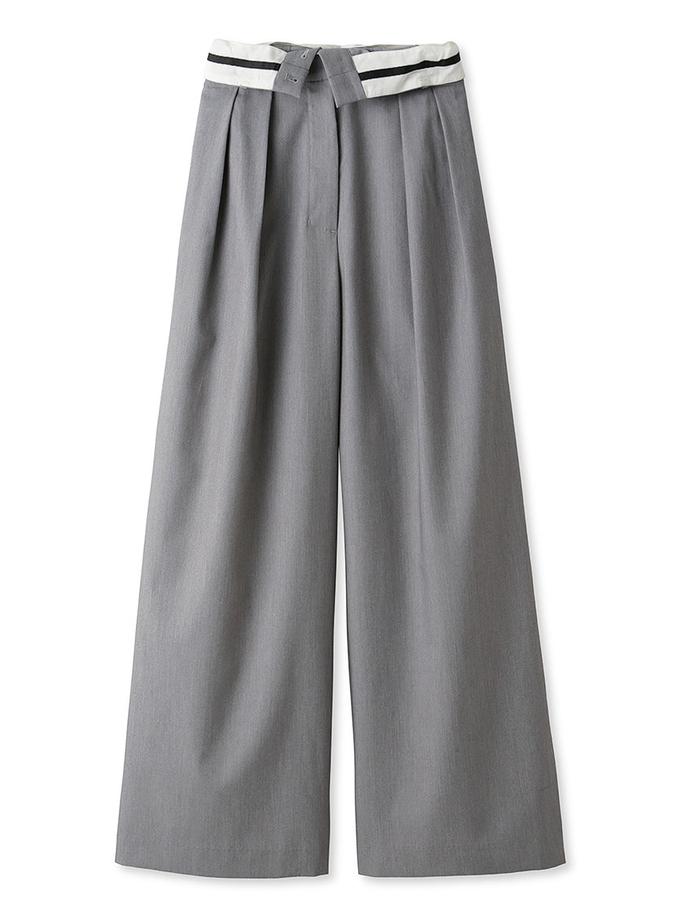 Snidel Comfortable Wide-Leg High-Waisted Pants On Sale