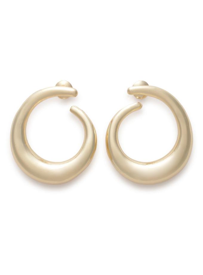 Snidel Drop Hoop Earrings High Quality