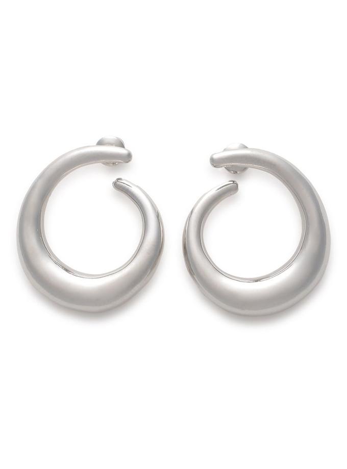 Snidel Drop Hoop Earrings High Quality