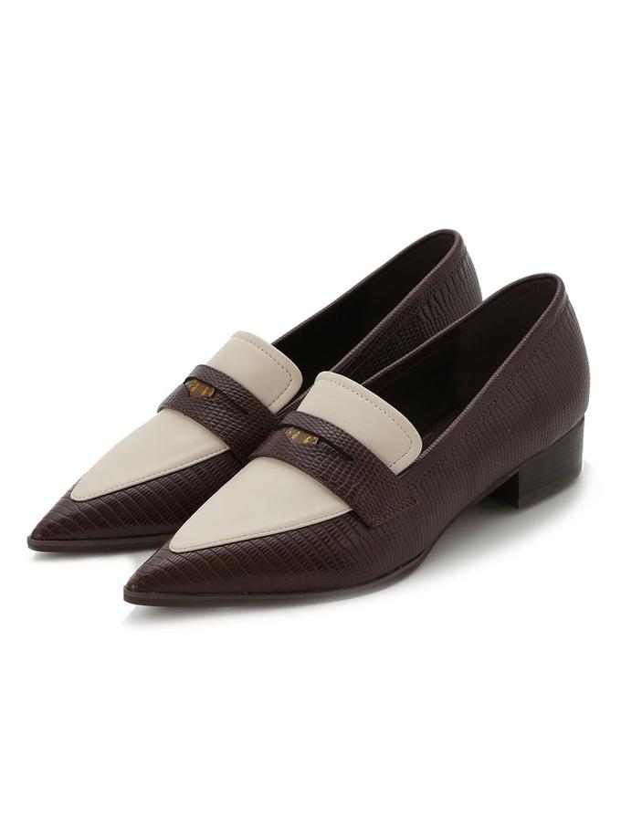 Snidel Flat Low Heel Pointed Toe Loafer Same Day Delivery