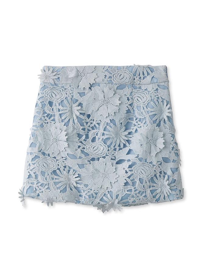 Snidel Floral Lace Mini Skort For Sale