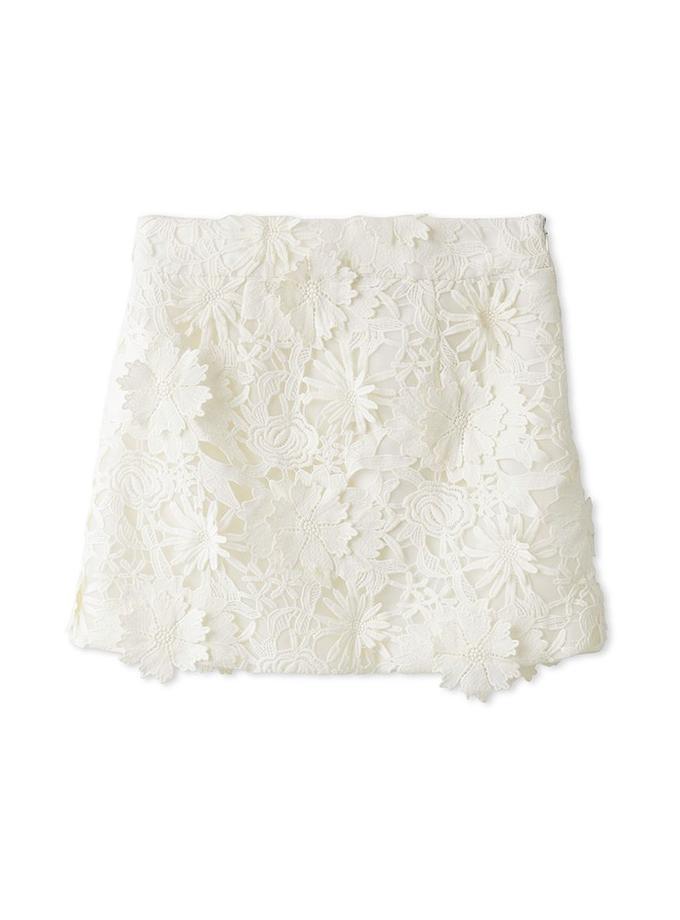 Snidel Floral Lace Mini Skort For Sale