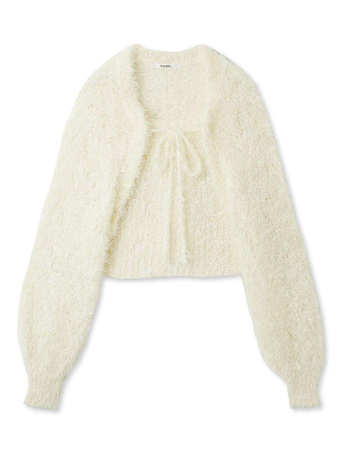 Snidel Fuzzy Knitted Bolero Set New Arrival