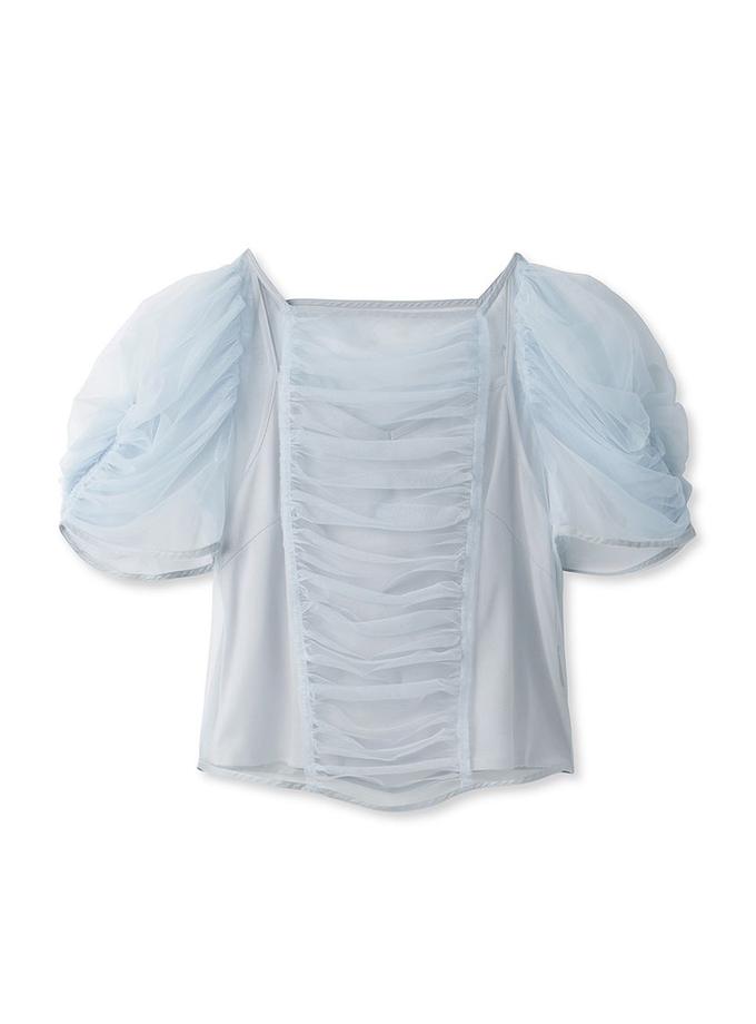 Snidel Gathered Puff Sleeve Top On Sale