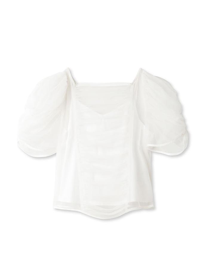 Snidel Gathered Puff Sleeve Top On Sale