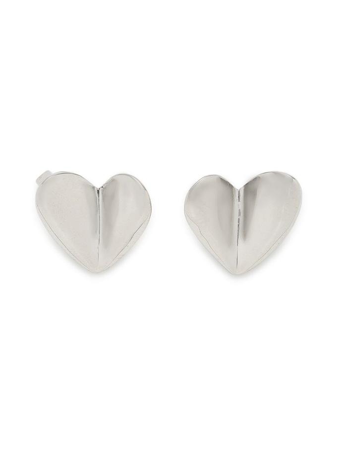 Snidel Heart Plate Earrings Free shipping