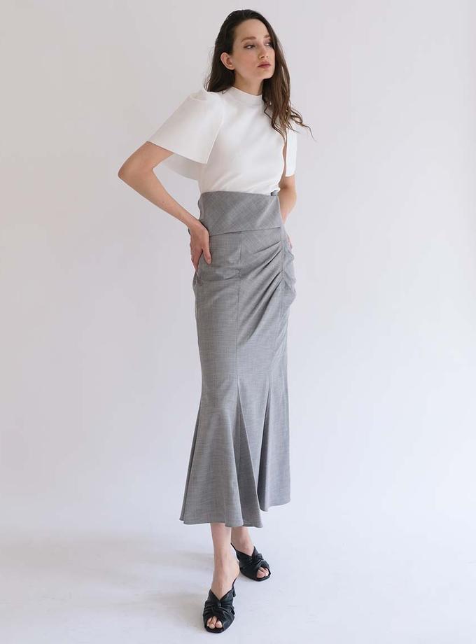 Snidel High Waist Draped Maxi Skirt On Sale