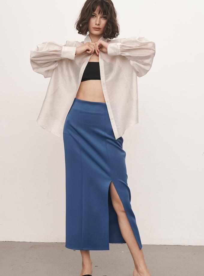 Snidel High Waisted Maxi Skirt With Slit Free shipping