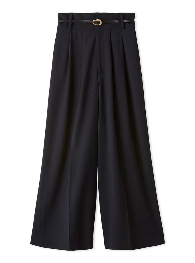 Snidel High-Waisted Wide-Leg Palazzo Trouser Free shipping