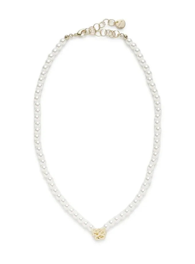 Snidel Metal Motif Necklace For Sale