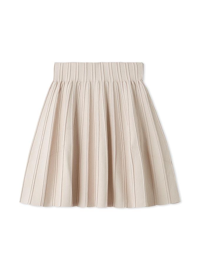 Snidel Pleated Knit Mini Skirt New Arrival