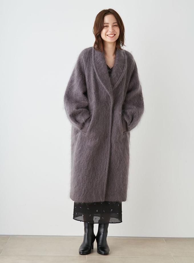 Snidel Shaggy Long Coat Best Seller