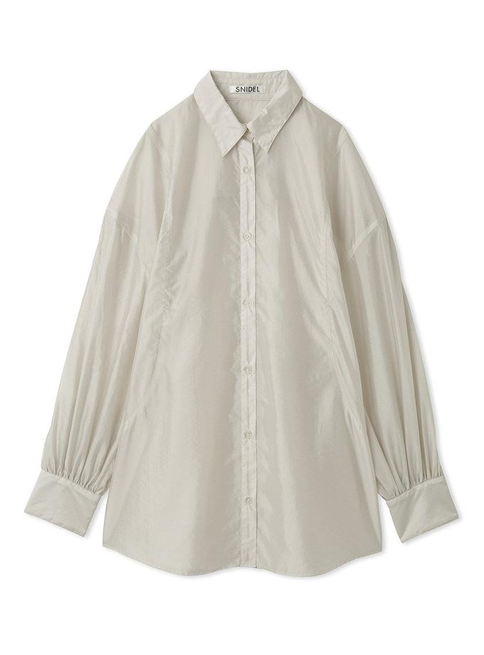 Snidel Sheer Long Sleeve Overshirt High Quality