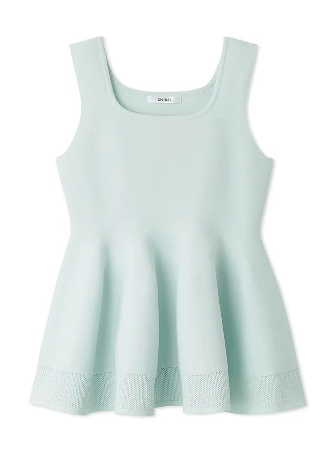 Snidel Sleeveless Peplum Top For Sale