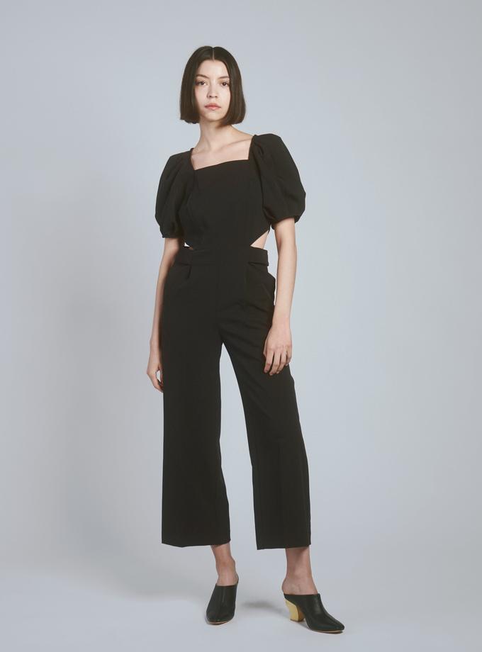 Snidel Square Neck Puff Sleeve Jumpsuit Same Day Delivery