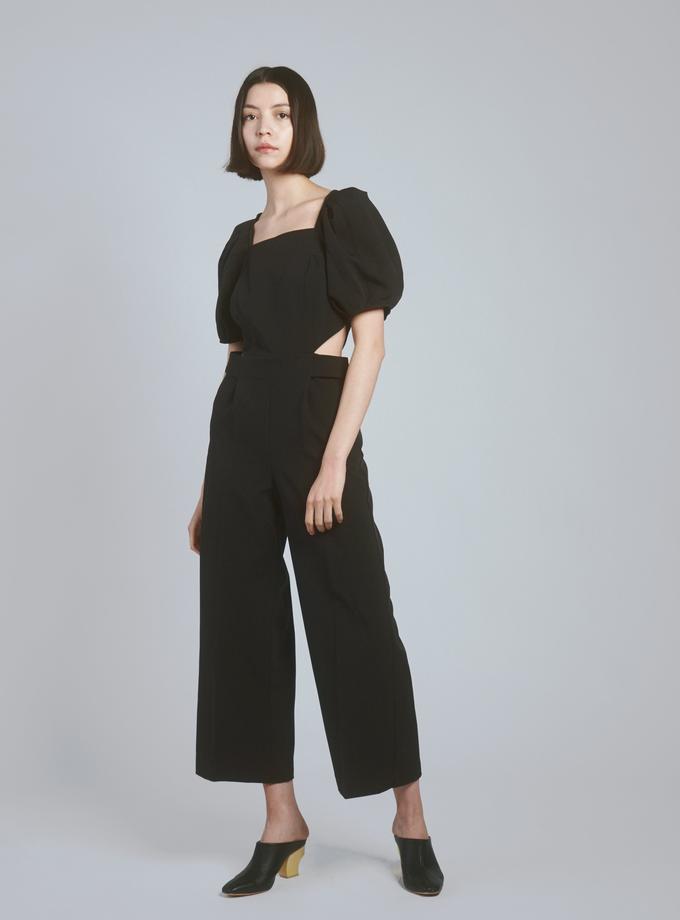 Snidel Square Neck Puff Sleeve Jumpsuit Same Day Delivery