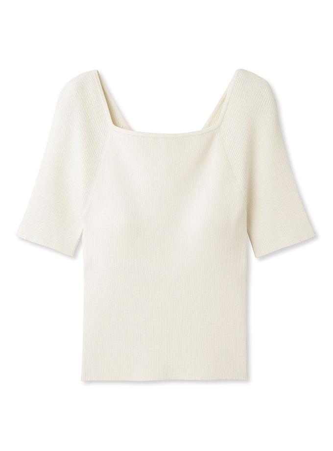 Snidel Sustainable Ribbon Backless Knit Tops For Sale