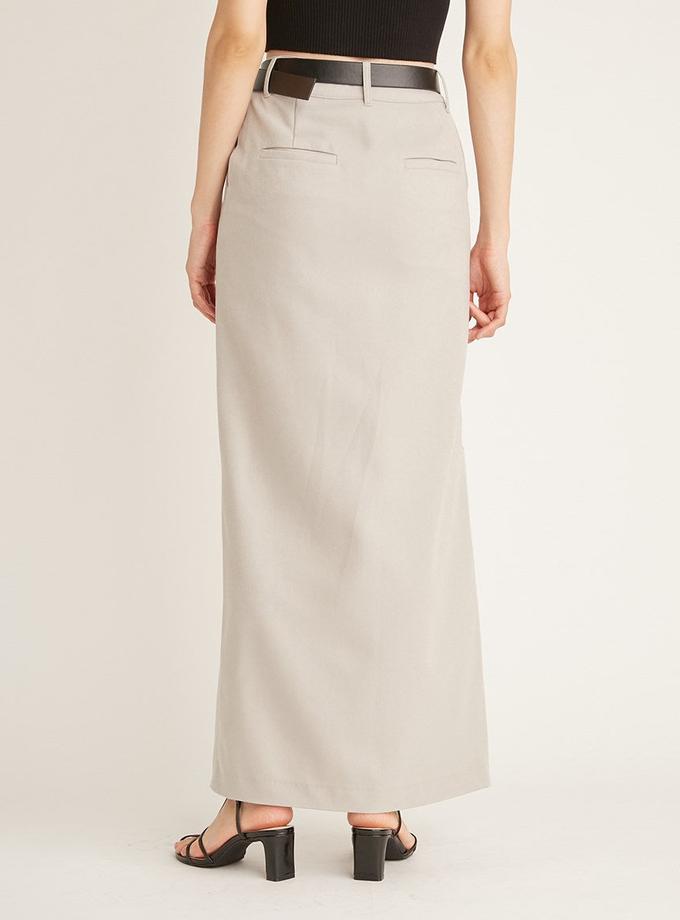 Snidel Sustainable Straight Maxi Side Slit Skirt Best Seller