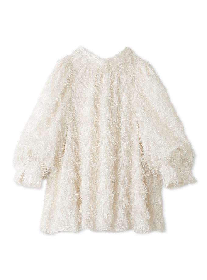 Snidel Textured Fringe Blouse Same Day Delivery