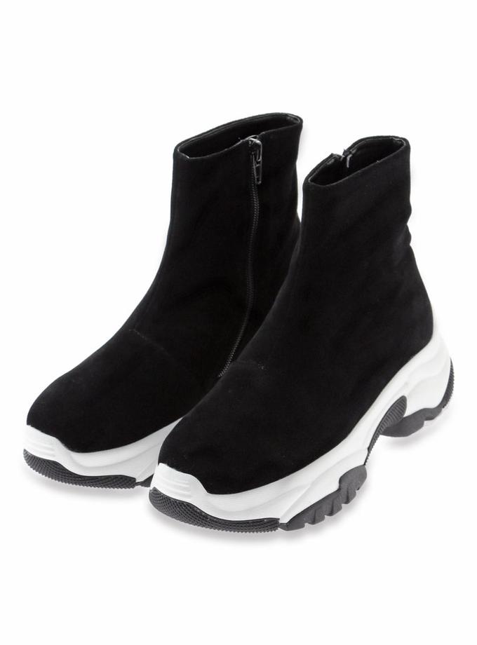 Snidel Zip up Sneaker Soles High Top Ankle Boots High Quality